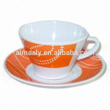 porcelain custom printed tea cups and saucers